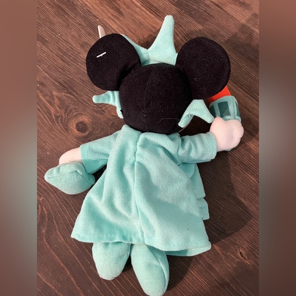 Disney Store Plush‎  Bean Bag 8" Liberty Minnie Mouse With Tags - Picture 5 of 5